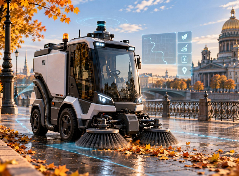 В Петербурге создают автономного робота для уборки улиц